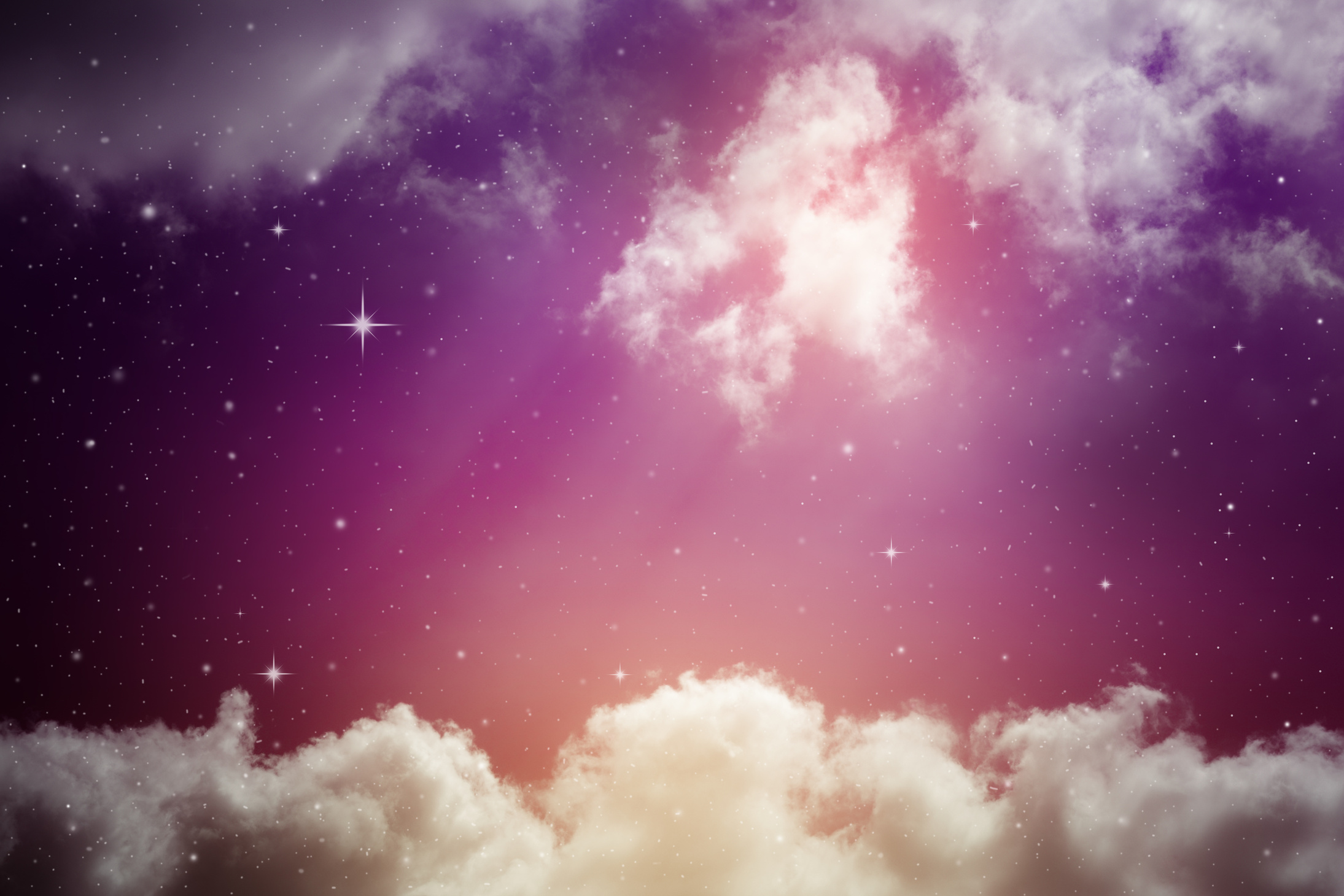 colorful night fantasy sky